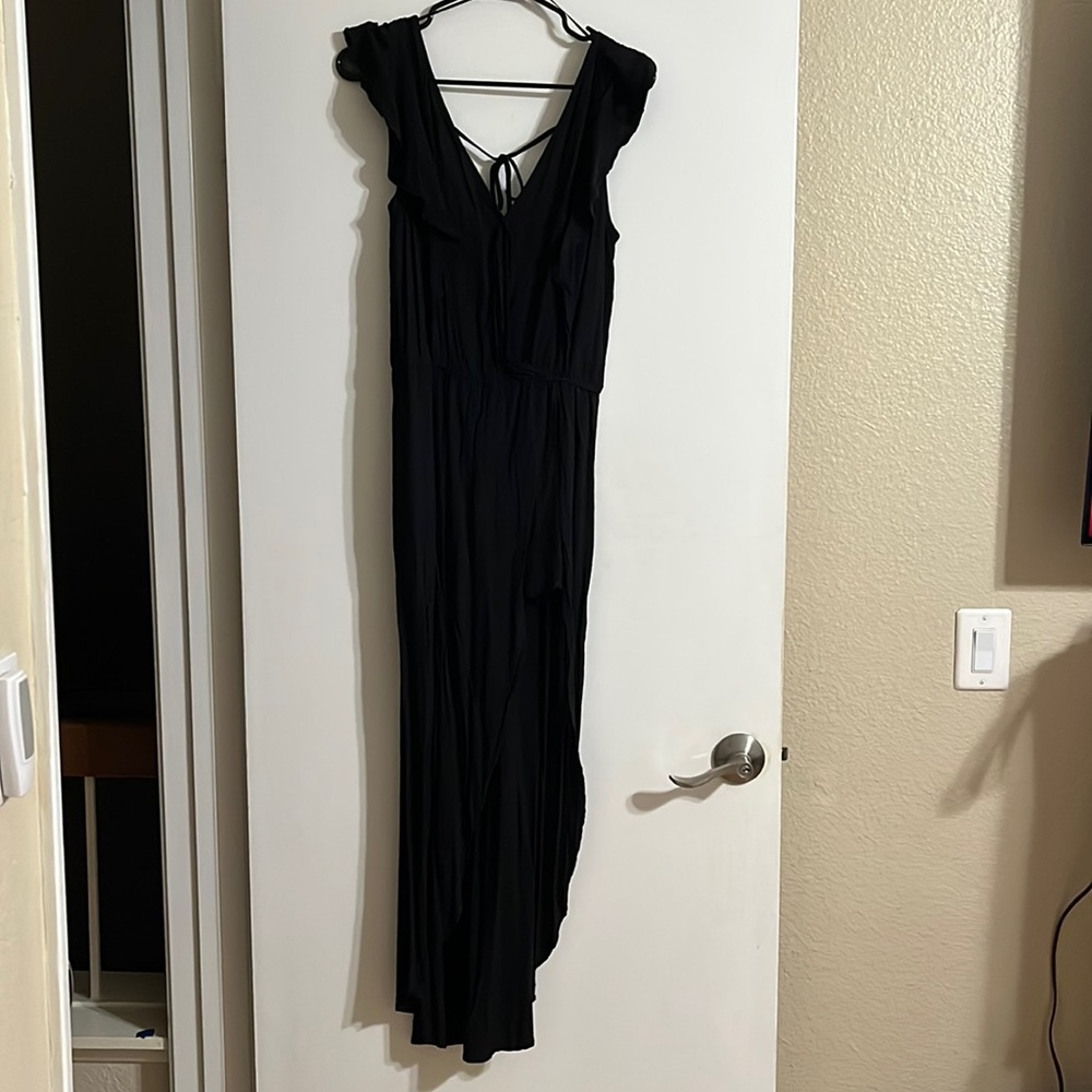 Forever 21 Ruffle Sleeve Romper Dress